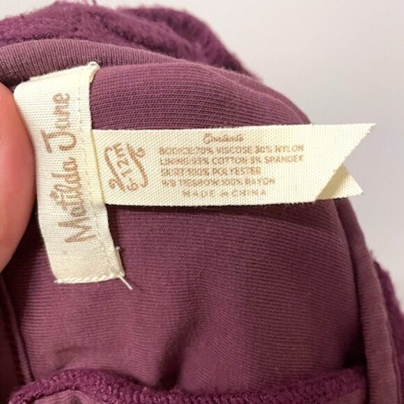 Matilda Jane Purple Tulle Sweater Soiree Dress 6-12 Months - Picture 9 of 11